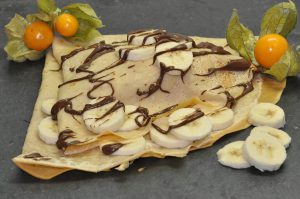 Crêpes mit Banane